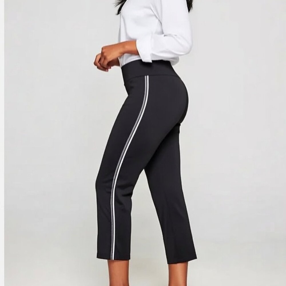 💜 Lisette L Montreal Side Trim Straight Leg Black Sz 12